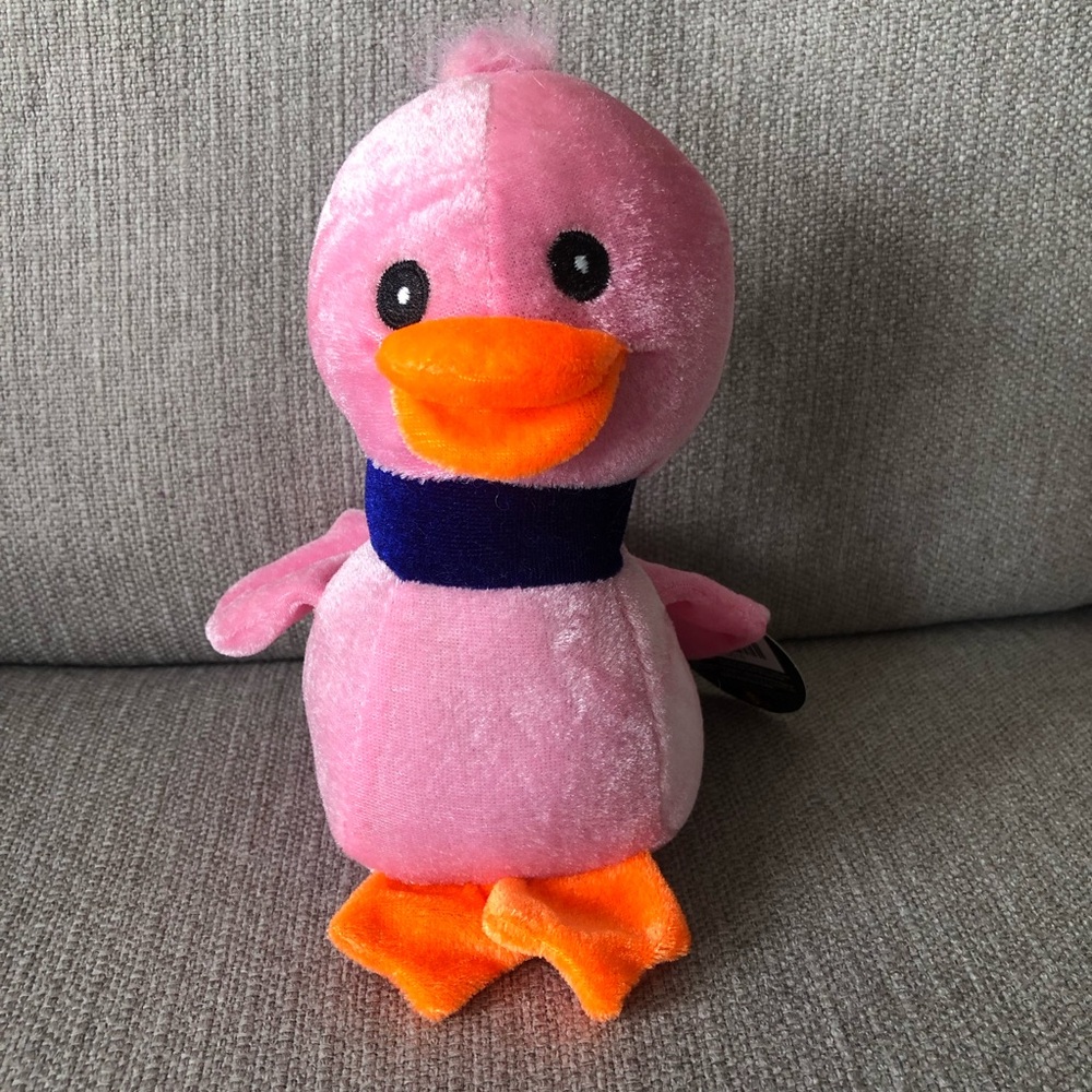 Toy works Pink Swan Plush Stuffed Animal Toy